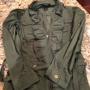 WHBM olive green jacket
